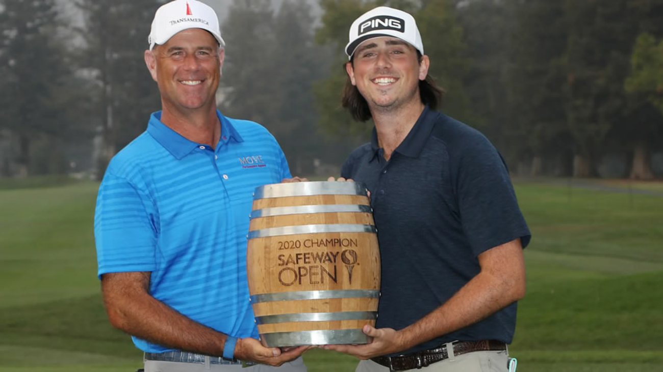 Stewart Cink with Son