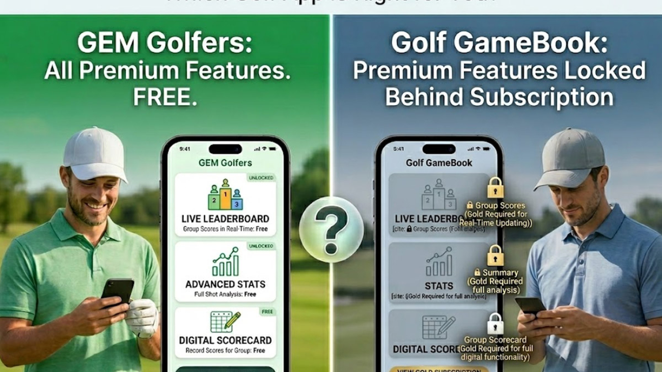 GEM Golfers vs Golf GameBook