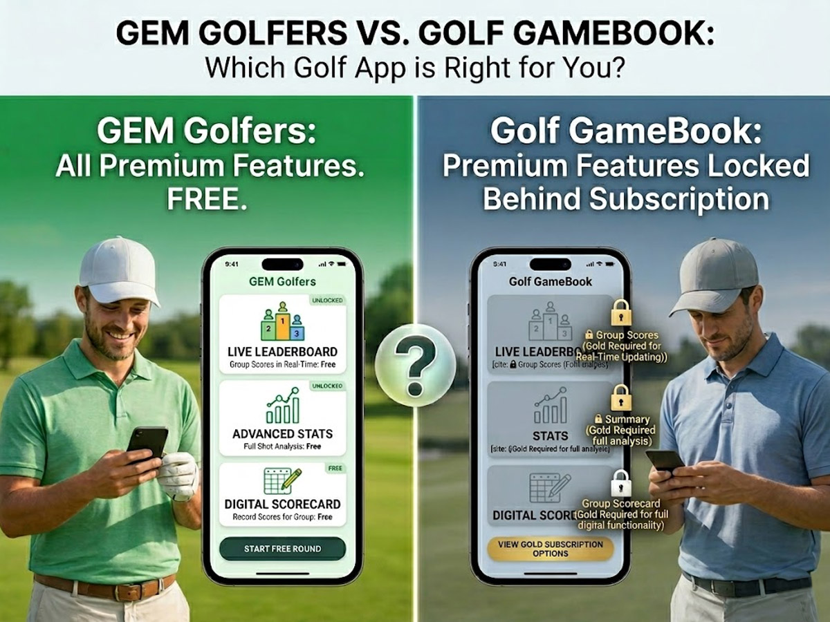 GEM Golfers vs Golf GameBook