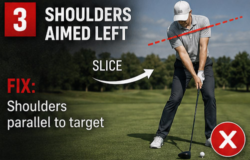 Shoulders Aimed Left
