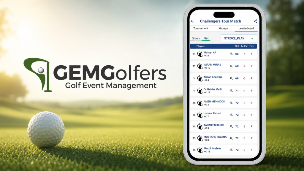 GemGolfer: Live Scoring