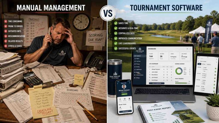 Manual Golf Tournament Management vs Tournament Software