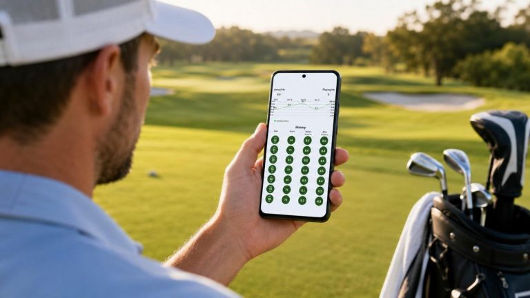 Handicap on mobile app